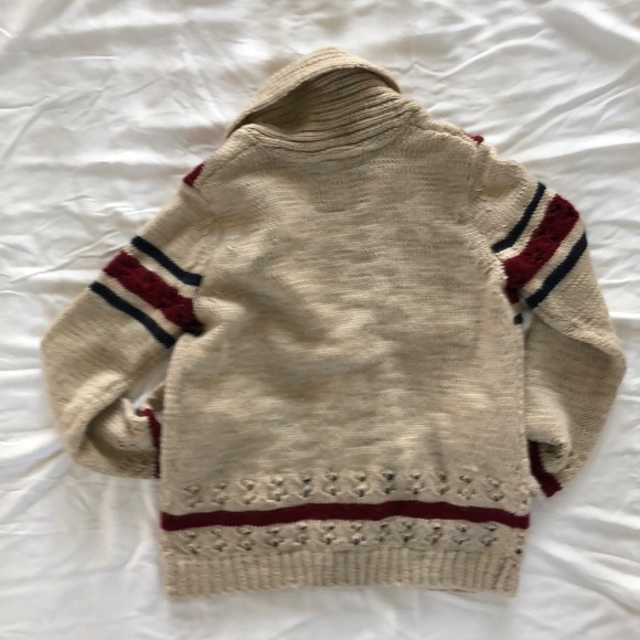Unique Boho varsity style sweater - Picture 5 of 5